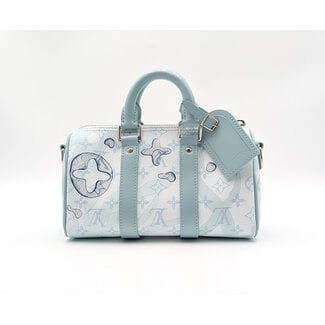 Handbag Louis Vuitton Keepall Bandouliere 25 Aquagarden 126065001