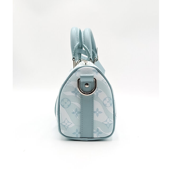 Handbag Louis Vuitton Keepall Bandouliere 25 Aquagarden 126065001