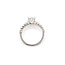 Ring Engagement 1.21ct Oval Lab Grown Diamond IGI: LG770616434 .40ctw Diamonds 18kw 2.2mm Sz6.5 2.95g 125100037