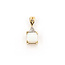 Pendant Drop .05ctw Round Diamonds .85ct White Opal 10ky 16x7mm .99g 126060018