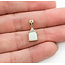 Pendant Drop .05ctw Round Diamonds .85ct White Opal 10ky 16x7mm .99g 126060018