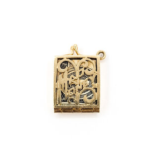 Pendant "Mad Money" Charm 14ky 1.1x.75" 8.7g 126060016