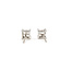 Earrings Stud Screwback .76ctw Princess Diamonds GIA: 13303391, 13191942 950pt 5.5mm 2.27g 226060009