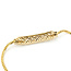 Bracelet Bar Milgrain 0.16ctw Round Diamonds 14ky 6.7mm 7.25" 4.41g 126060024