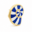 Earrings Tiffany & Co. Shell Lapis & Shell 18ky .9x.9" 13.67g 126060027