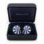 Earrings Tiffany & Co. Shell Lapis & Shell 18ky .9x.9" 13.67g 126060027