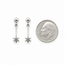Earrings Dangle .08ctw Round Diamonds 14kw .75x.25" 1.66g 126050073