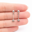 Earrings Dangle .08ctw Round Diamonds 14kw .75x.25" 1.66g 126050073