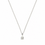 Necklace 2-Stone .58ctw Pear & Round Lab Grown Diamond 14kw 18" 2.10g 126040072