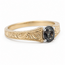 Ring Scroll Design Band .83ct Alexandrite GIA: 1236197396 14ky sz8.25 124010157