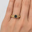 Ring Scroll Design Band .83ct Alexandrite GIA: 1236197396 14ky sz8.25 124010157