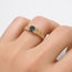 Ring Scroll Design Band .83ct Alexandrite GIA: 1236197396 14ky sz8.25 124010157