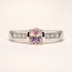 Ring .21ctw Round Diamonds .58ct Alexandrite GIA: 5231584989 Platinum 3.6mm Sz6 6.6g 126040125
