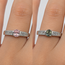 Ring .21ctw Round Diamonds .58ct Alexandrite GIA: 5231584989 Platinum 3.6mm Sz6 6.6g 126040125