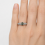 Ring .21ctw Round Diamonds .58ct Alexandrite GIA: 5231584989 Platinum 3.6mm Sz6 6.6g 126040125