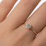 Ring Solitaire 1.10ct Round Lab Grown Diamond IGI Report: LG722532023 14ky 1.6mm Sz5.5 1.88g 126030010