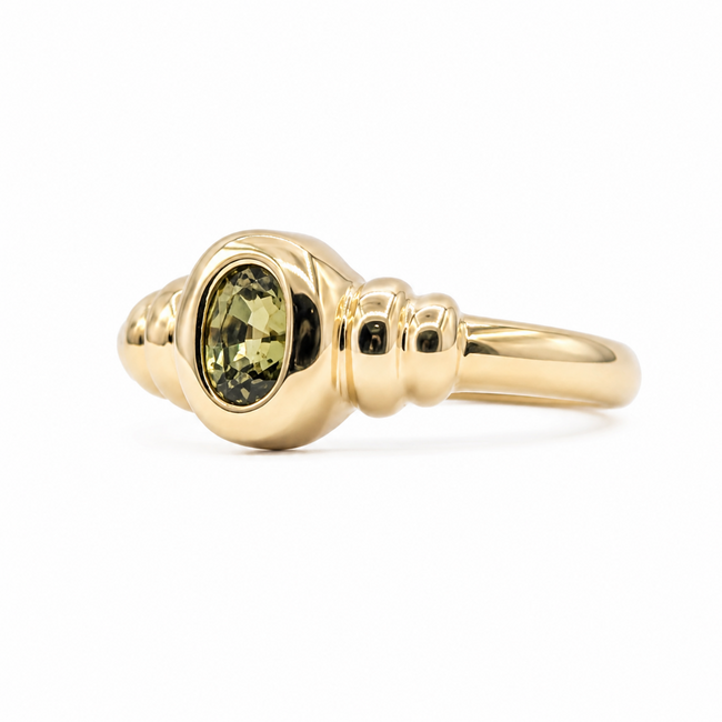 Ring Solitaire .70ct Alexandrite GIA: 2233584361 10ky 2.5mm Sz6 1.7g 126040134