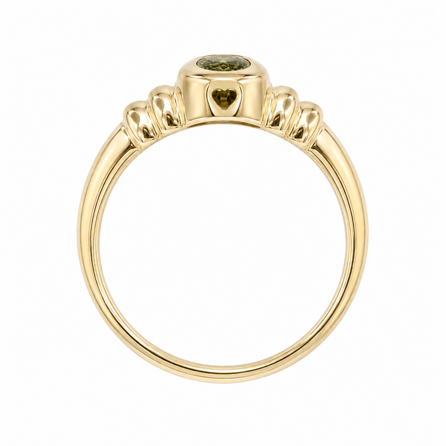 Ring Solitaire .70ct Alexandrite GIA: 2233584361 10ky 2.5mm Sz6 1.7g 126040134