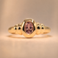 Ring Solitaire .70ct Alexandrite GIA: 2233584361 10ky 2.5mm Sz6 1.7g 126040134