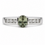 Ring .21ctw Round Diamonds .58ct Alexandrite GIA: 5231584989 Platinum 3.6mm Sz6 6.6g 126040125