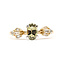 Ring .30ctw Round & Baguette Diamonds .66ct Alexandrite GIA: 6237584985 14ky sz7 2.54g 124030155