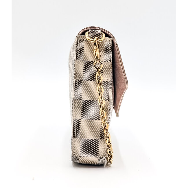 Handbag Louis Vuitton Pochette Damier Azur Felicie Chain 126065010