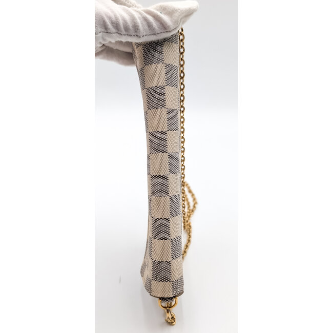 Handbag Louis Vuitton Pochette Damier Azur Felicie Chain 126065010