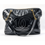 Handbag Chanel Chanel XL Chain Black Patent Leather Gold Trim 126065018