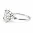 Ring 6.06ct Round Lab Grown Diamond IGI Report: 752548950 VVS2 E  .13ctw Baguette Diamonds  950pt sz6 124010178