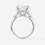 Ring 6.06ct Round Lab Grown Diamond IGI Report: 752548950 VVS2 E  .13ctw Baguette Diamonds  950pt sz6 124010178