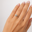 Ring Pave 1.2ct Round Lab Grown Diamond IGI Report: 773620490 VS1 D 1ctw Near Colorless Diamonds 18ky Sz6 3.2g 125120062
