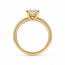Ring Pave 1.2ct Round Lab Grown Diamond IGI Report: 773620490 VS1 D 1ctw Near Colorless Diamonds 18ky Sz6 3.2g 125120062
