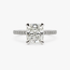 Ring Engagement Wheat Engraved 2.08ct Cushion Lab Grown Diamond IGI: LG559258027 .16ctw Diamonds Plat 1.75mm Sz6 3.2g 125100041