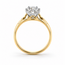Ring Engagement Solitaire 1.52ct Round Lab Grown Diamond IGI Report: LG770635653 E VVS2 18ky 2.75mm Sz6.5 3.7g 126038002