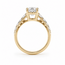 Ring Engagement Graduated 2.03ct Round Lab Grown Diamond IGI Report: 768605715 VS2 F 1.5ctw Diamonds 14ky 3.5mm Sz6 4.26g 126038006
