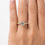Ring Engagement Graduated 2.03ct Round Lab Grown Diamond IGI Report: 768605715 VS2 F 1.5ctw Diamonds 14ky 3.5mm Sz6 4.26g 126038006