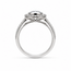 Ring Halo Milgrain 1ct Round Lab Grown Diamond IGI Report: 768604714 VVS2 F 0.75ctw Near Colorless Diamonds 18kw Sz6.5 5.2g 125120048
