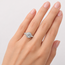 Ring Halo Milgrain 1ct Round Lab Grown Diamond IGI Report: 768604714 VVS2 F 0.75ctw Near Colorless Diamonds 18kw Sz6.5 5.2g 125120048
