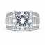 Ring 7.04ct Cushion Lab Grown Diamond IGI Report: 736504385 VS1 E 2.5ctw Diamonds 18kw 10mm Sz7.5 14.15g 126038038