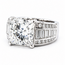 Ring 7.04ct Cushion Lab Grown Diamond IGI Report: 736504385 VS1 E 2.5ctw Diamonds 18kw 10mm Sz7.5 14.15g 126038038
