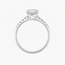 Ring Engagement 3.03ct Round Lab Grown Diamond IGI Report: 749507660 VVS2 F 0.5ctw Diamonds 14kw 2mm Sz5 2.75g 126038011