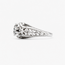 Ring Filigree Vintage 1.47ct Round Lab Grown Diamond IGI: 647423046  Platinum Sz7.75 4.6g 126020003