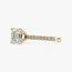 Ring Engagement 1.54ct Emerald Lab Grown Diamond IGI: LG642451096 0.15ctw Diamonds 14ky 2.2mm Sz6 2.55g 126038024
