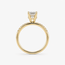 Ring Engagement 1.54ct Emerald Lab Grown Diamond IGI: LG642451096 0.15ctw Diamonds 14ky 2.2mm Sz6 2.55g 126038024
