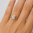 Ring Engagement 1.54ct Emerald Lab Grown Diamond IGI: LG642451096 0.15ctw Diamonds 14ky 2.2mm Sz6 2.55g 126038024