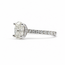 Ring Engagement 1.04ct Oval Lab Grown Diamond IGI: LG761538098 VS1 G 0.32ctw Diamonds 14kw 2mm Sz4.5 2.05g 126038030