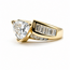 Ring Engagement 1.00ct Trillion Lab Grown Diamond IGI: LG696557233  Channel set .75ctw Baguette Diamonds 14ky sz6.75 124060244