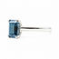Ring 2.40ct Blue Emerald Lab Grown Diamonds 14kw 2.4mm Sz6.5 3.74g 125090092