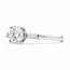 Ring 3-Stone 1.98ct Lab Grown Diamond LG681514034  .40ctw Near Colorless Diamonds 14kw 2.2mm Sz7 3.66g 125110052