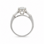 Ring 3-Stone 1.98ct Lab Grown Diamond LG681514034  .40ctw Near Colorless Diamonds 14kw 2.2mm Sz7 3.66g 125110052